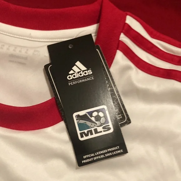 Adidas New York Red Bulls MLS Soccer Jersey - Picture 3 of 5